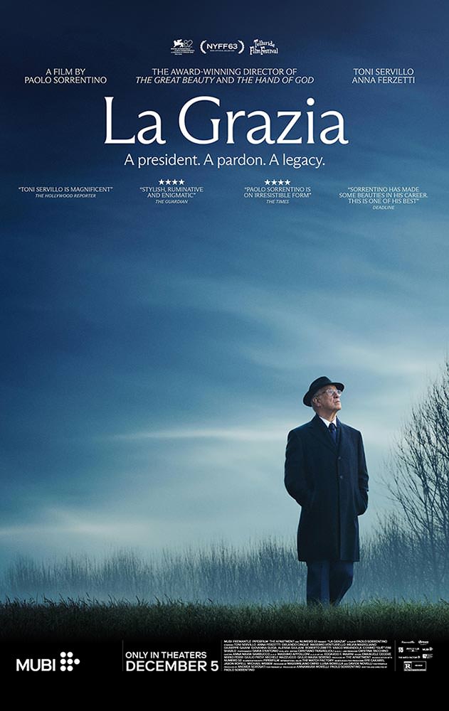 Movie ΤΟ ΜΕΓΑΛΕΙΟ (LA GRAZIA) by Paolo Sorrentino, w.Toni Servillo